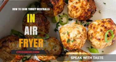 Crispy Turkey Meatballs: Air Fryer Recipe for a Tasty Treat