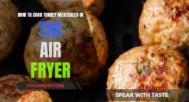 Air-Fried Turkey Meatballs: Quick, Easy, and Delicious