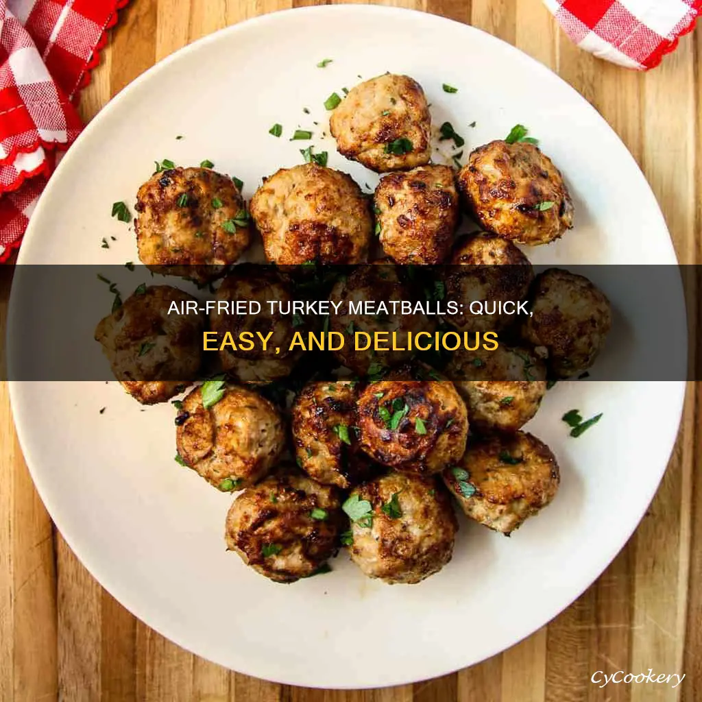 how to cook turkey meatballs in the air fryer