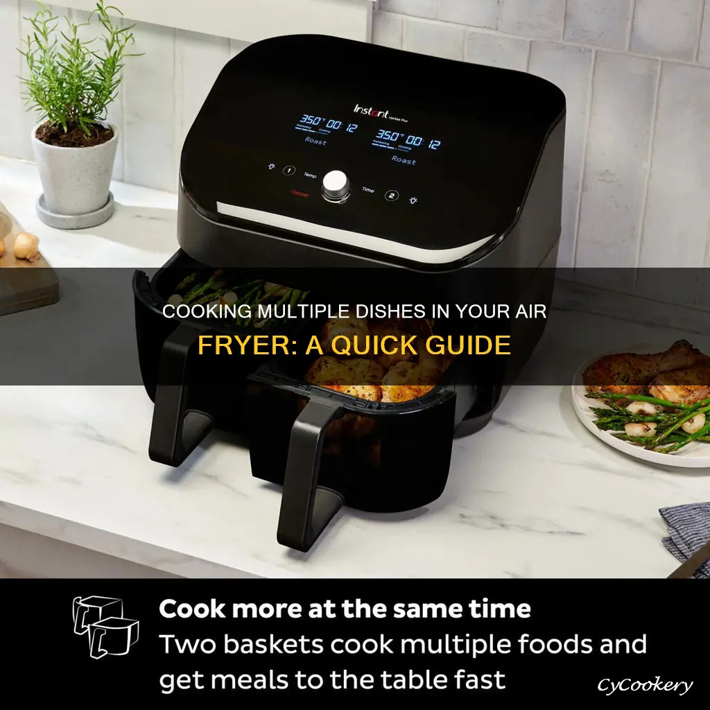 how to cook two dishes air fryer