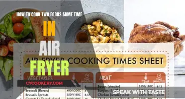 Air Fryer Mastery: Cooking Two Dishes Simultaneously for Efficient, Delicious Meals