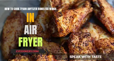 Air Fryer Perfection: Tyson Any'tizers Boneless Wings