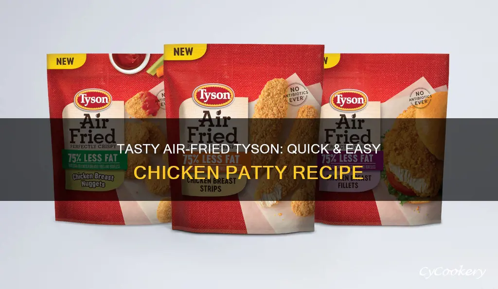 how to cook tyson frozen chicken patties in air fryer