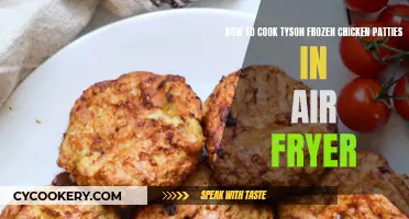 Air Fryer Guide: Tyson Frozen Chicken Patties