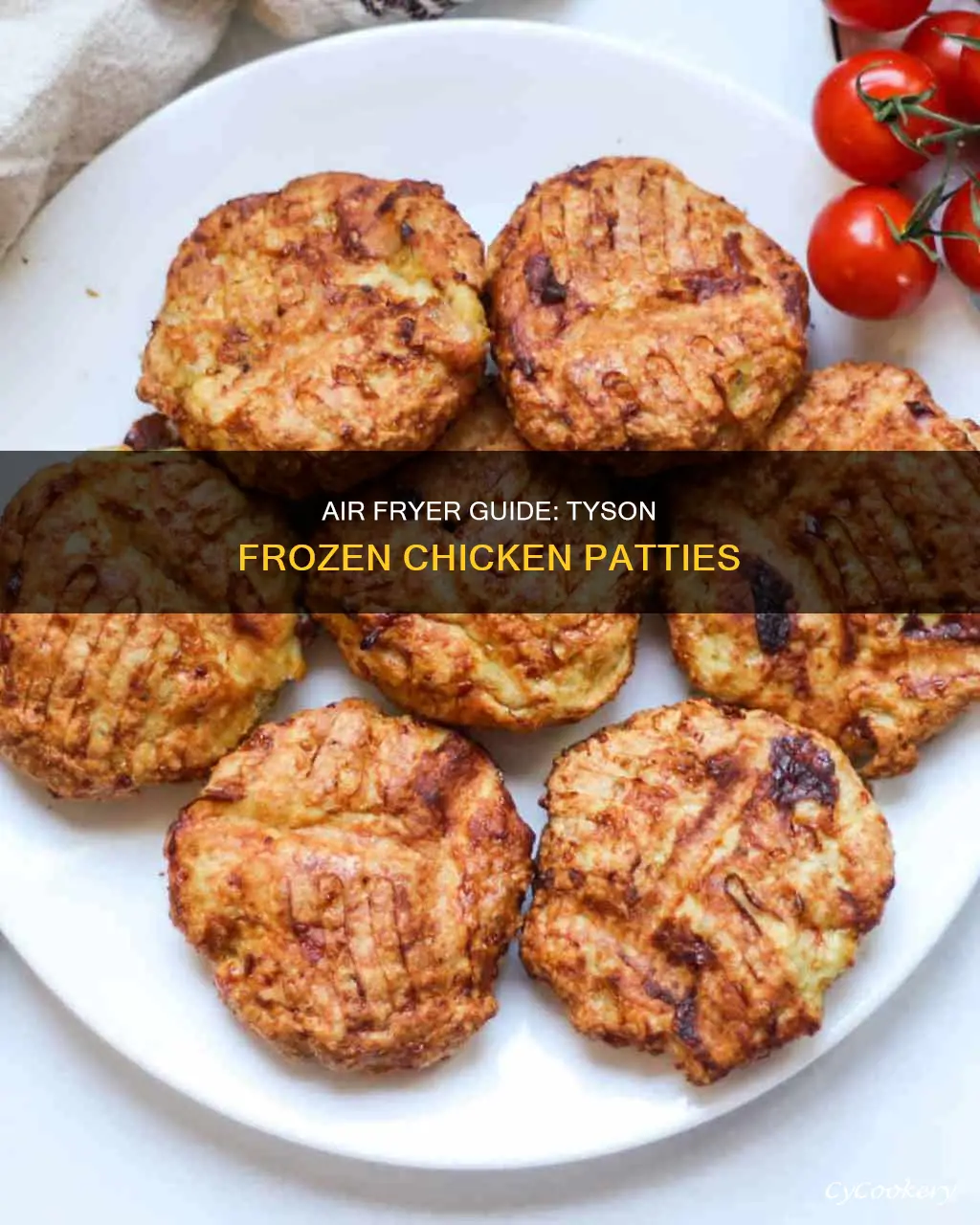 how to cook tyson frozen chicken patties in air fryer