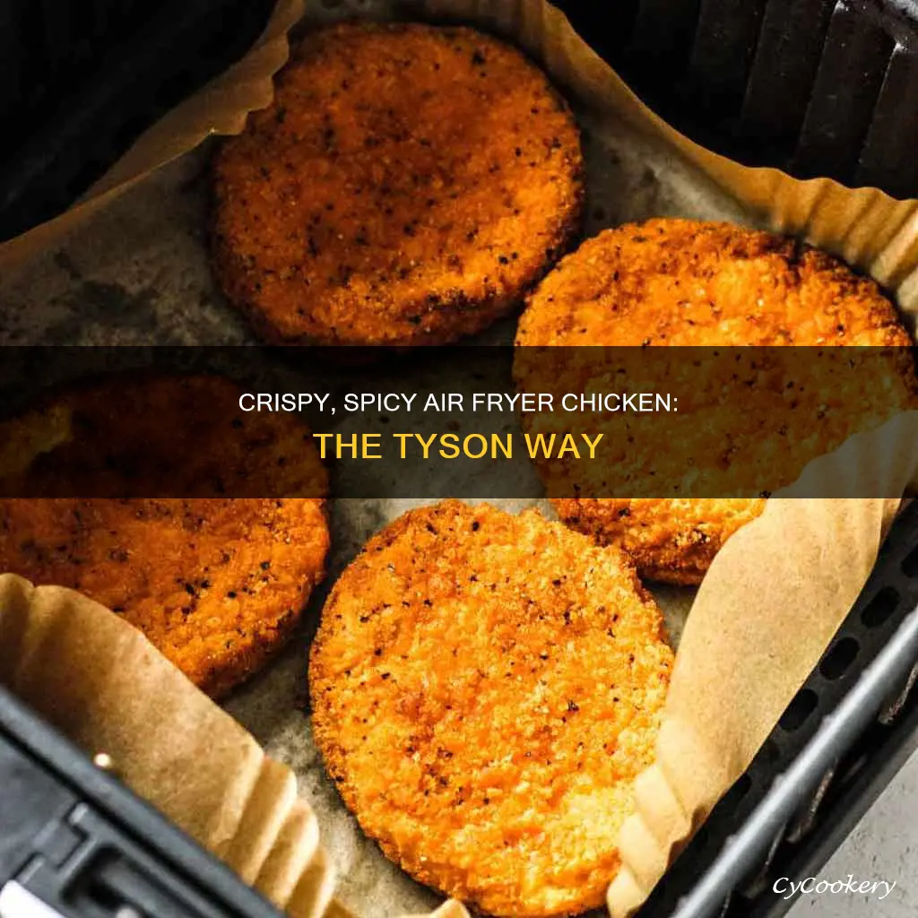 how to cook tyson spicy chicken patties in air fryer