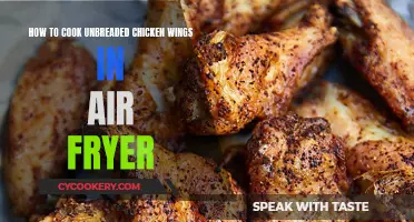 Air-Fryer Chicken Wings: Cooking Without Breadcrumbs