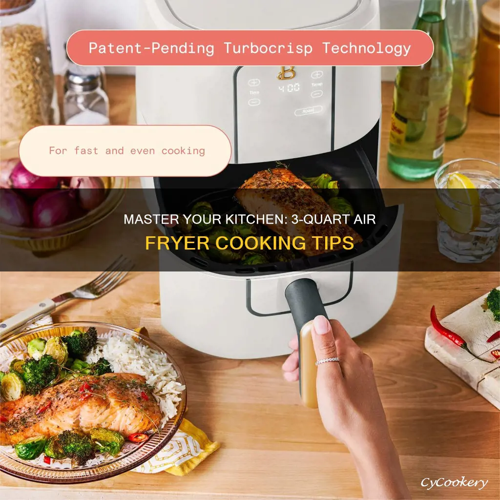 how to cook using an 3e quart air fryer