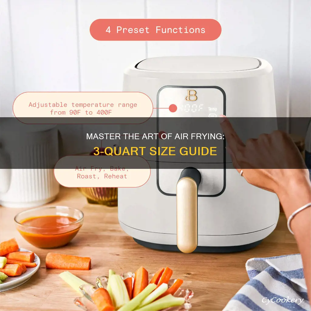 how to cook using an 3quart air fryer