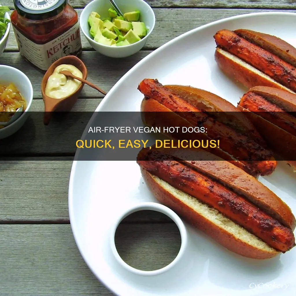 how to cook vegan hot dogs in air fryer
