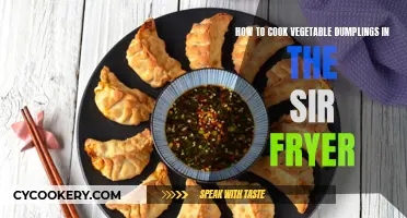 Veggie Dumplings: Air Fryer Style