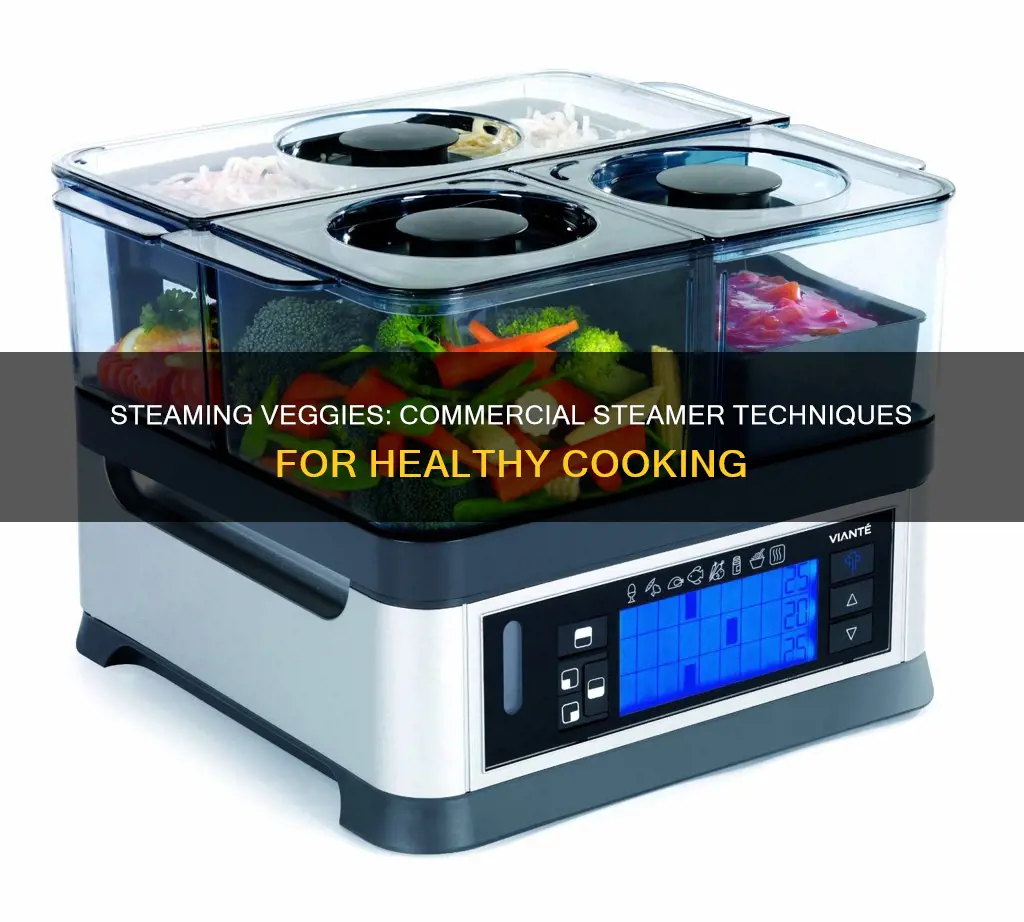 how to cook vegetables in a commercial steamer