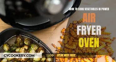 Master the Art of Veggie Cooking: Power Air Fryer Oven Tips