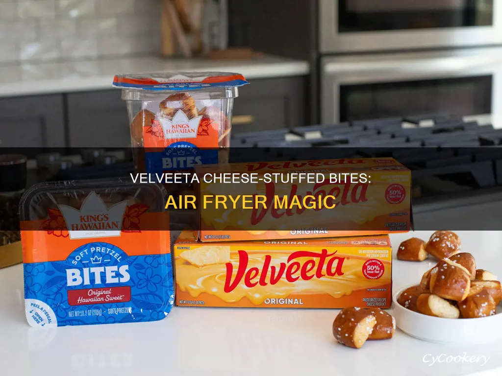 how to cook velveeta cheese stuffed bites in air fryer