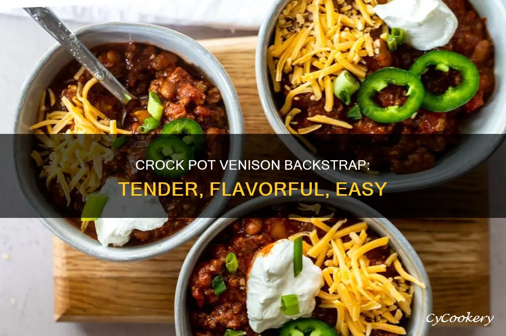 how to cook venison backstrap in crock pot