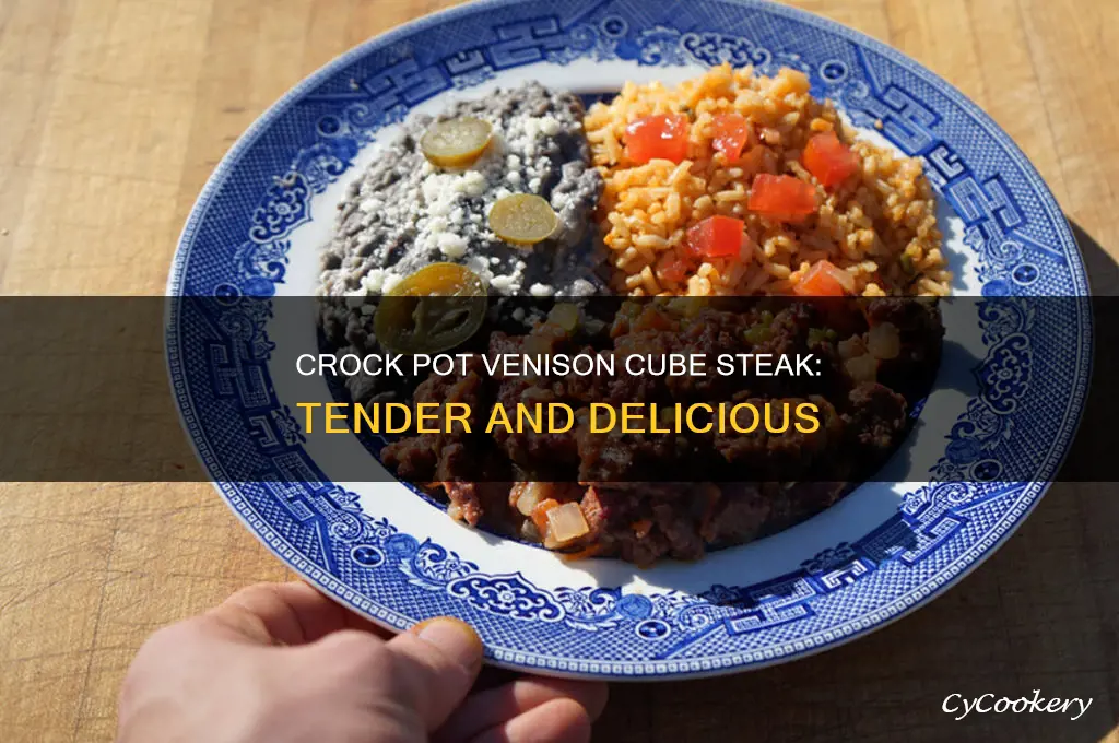 how to cook venison cube steak in crock pot