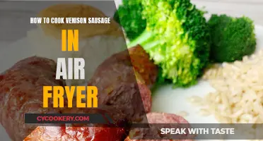 Air-Fried Venison Sausage: A Quick, Crispy Treat