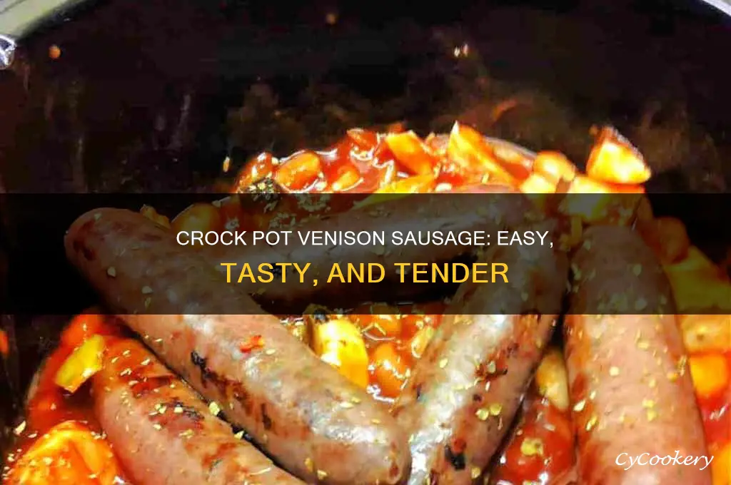 how to cook venison sausage in crock pot