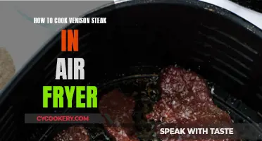 Air-Fried Perfection: Venison Steak, Tender and Quick