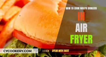 Wagyu Burger Bliss: Air Fryer Cooking Made Easy