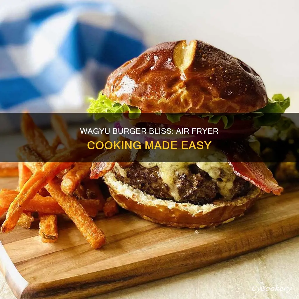 how to cook wagyu burgers in air fryer