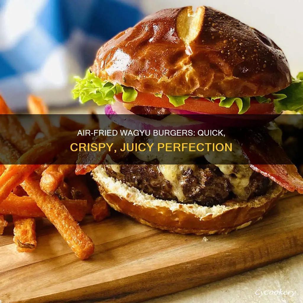 how to cook wagyu burgers in air fryer