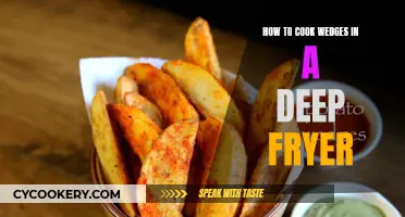 Crispy, Golden Wedges: Deep-Frying Perfection