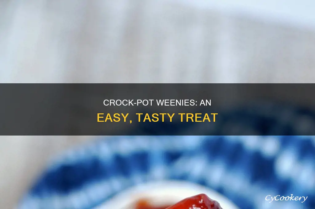 how to cook weenies in crock pot
