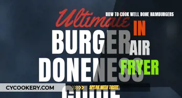 Air-Fryer Hamburgers: Well-Done, Juicy Perfection
