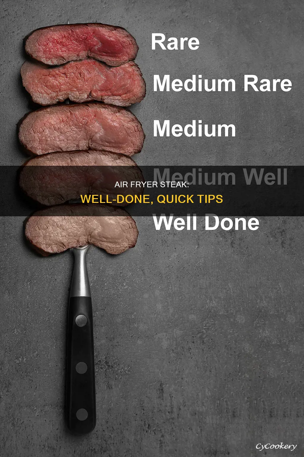 how to cook well done steak in air fryer
