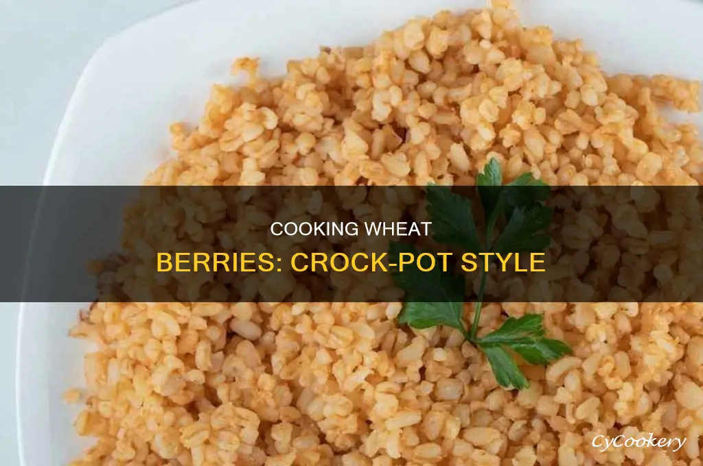 how to cook wheat berries in a crock pot
