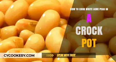 White Acre Peas: Crock Pot Cooking Guide