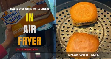 Crispy, Cheesy Sliders: Air Fryer White Castle Recipe