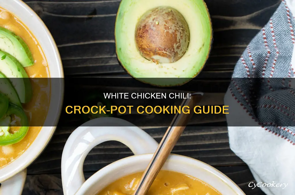 how to cook white chicken chili in crock pot
