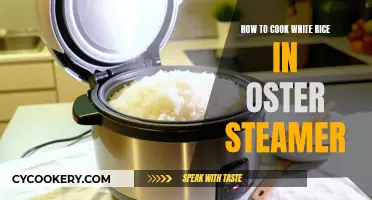 Cooking White Rice: Oster Steamer Method