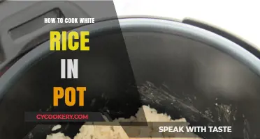 Cooking White Rice: A Simple Pot Method