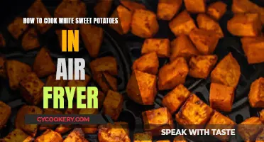 Air-Fryer White Sweet Potatoes: Quick, Crispy, and Healthy!