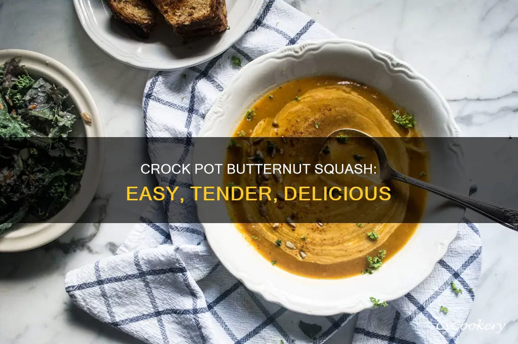 how to cook whole butternut squash in crock pot