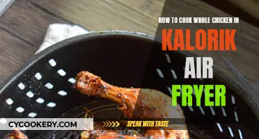Air Fryer Whole Chicken: The Perfect Kalorik Recipe