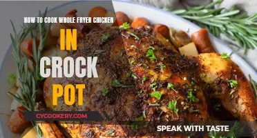 Crock Pot Whole Fryer Chicken: Easy, Tender, Delicious