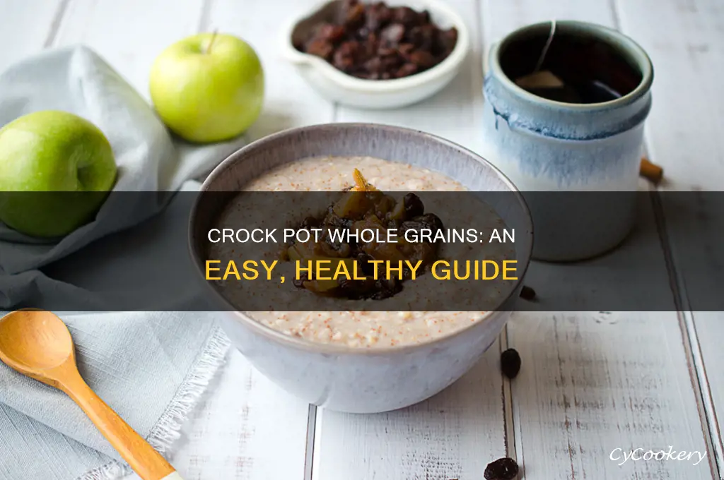 how to cook whole grains in a crock pot