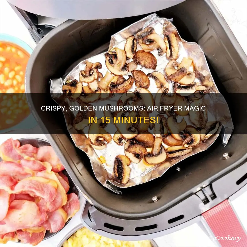 how to cook whole mushrooms in air fryer