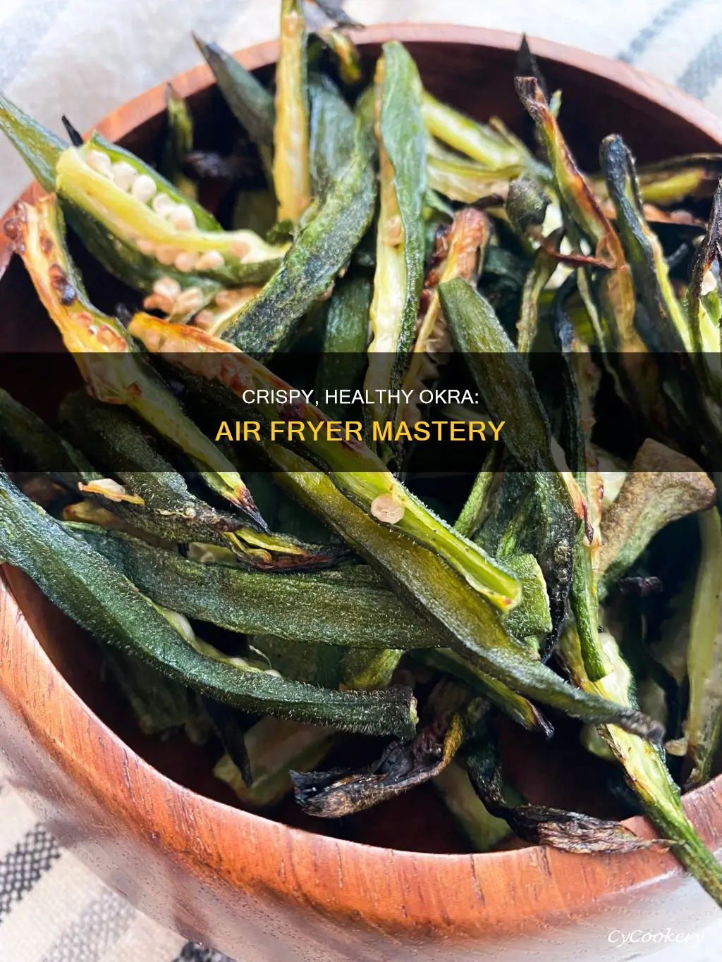 how to cook whole okra in air fryer