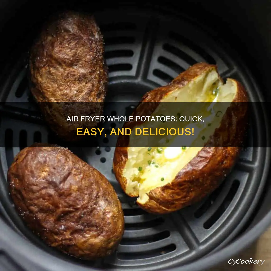 how to cook whole potato in air fryer