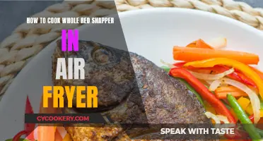 Crispy Red Snapper: Air Fryer Perfection