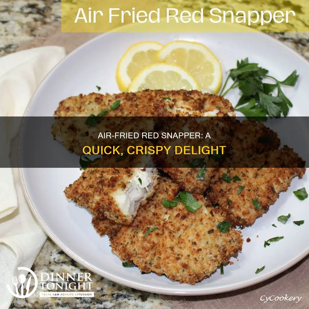 how to cook whole red snapper in air fryer
