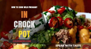 Wild Pheasant, Slow-Cooked: A Tasty Crock Pot Treat