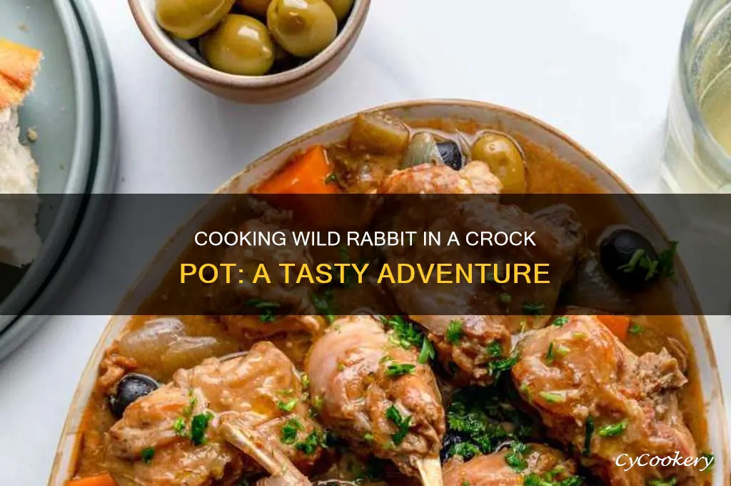 how to cook wild rabbit in a crock pot