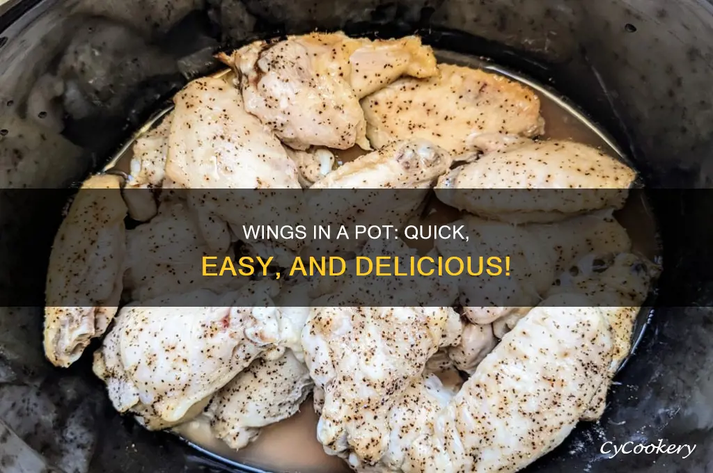 how to cook wings in a pot