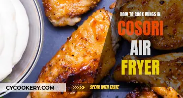 Crispy Wings: Air Fryer Magic with Cosori